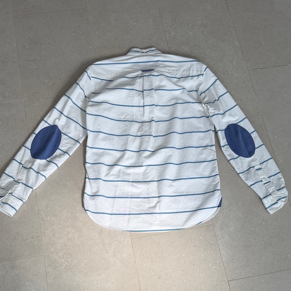 Brooks Brothers White and Blue Striped Shirt - Picture 4 of 4